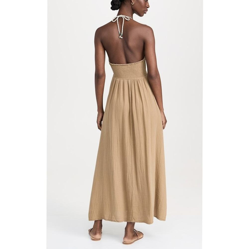 Nwtg Maggie Gauze Halter Maxi Dress Size Small - Picture 6 of 6